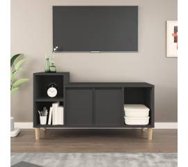 Comodă tv, negru, 100x35x55 cm, lemn prelucrat