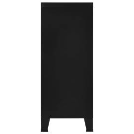 Fișet, negru, 90 x 40 x 100 cm, oțel, industrial, 5 image