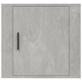 Noptiere de perete, 2 buc., gri beton, 50x30x47 cm, 6 image