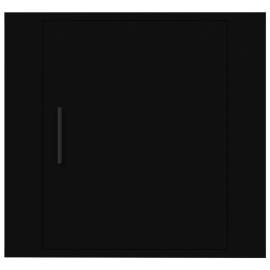 Noptiere de perete, 2 buc., negru, 50x30x47 cm, 6 image