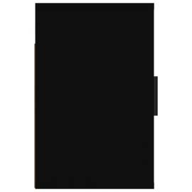 Noptiere de perete, negru, 50x30x47 cm, 7 image