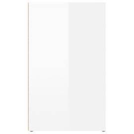 Noptieră, alb extralucios, 50x36x60 cm, lemn compozit, 8 image