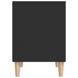 Noptieră, negru, 40x35x50 cm, lemn prelucrat, 6 image