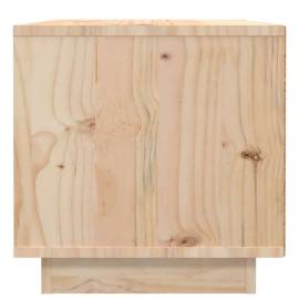 Noptiere, 2 buc., 40x34x35 cm, lemn masiv de pin, 7 image