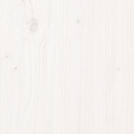 Noptiere, 2 buc., alb, 40x34x35 cm, lemn masiv de pin, 8 image