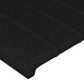 Tăblie de pat, negru, 100x5x78/88 cm, textil, 4 image