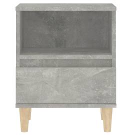 Noptiere, 2 buc., gri beton, 40x35x50 cm, 7 image