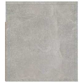 Noptiere de perete, 2 buc., gri beton, 50x36x40 cm, 8 image