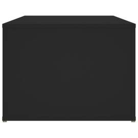 Măsuță de cafea, negru, 100x50x36 cm, lemn prelucrat, 6 image