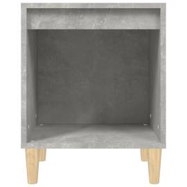 Noptiere, 2 buc., gri beton, 40x35x50 cm, 6 image