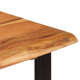 Masă de bucătărie, 110x50x76 cm, lemn masiv de acacia, 6 image
