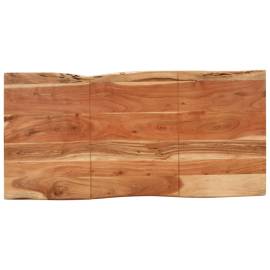 Masă de bucătărie, 140x70x76 cm, lemn masiv de acacia, 4 image