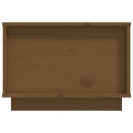 Măsuță de cafea, maro miere, 60x50x35 cm, lemn masiv de pin, 7 image