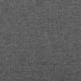 Tăblie de pat cu aripioare gri închis 203x23x118/128 cm, textil, 8 image