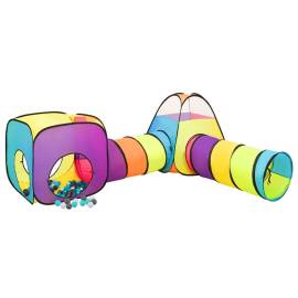 Cort de joacă pentru copii, 250 bile, multicolor, 190x264x90 cm, 2 image