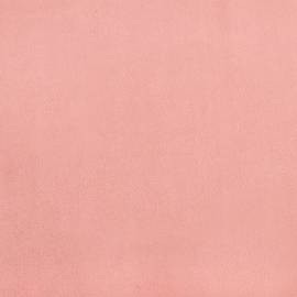Saltea de pat cu arcuri, roz, 140x200x20 cm, catifea, 6 image