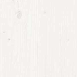 Birou, alb, 110x53x117 cm, lemn masiv de pin, 10 image