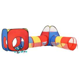 Cort de joacă pentru copii, 250 bile, multicolor, 190x264x90 cm, 2 image