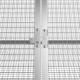 Cușcă pentru iepuri antracit 302,5x80,5x71 cm oțel galvanizat, 5 image