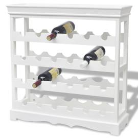 Dulap pentru sticle de vin abreu, alb, 3 image