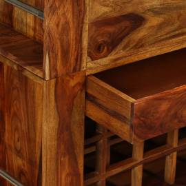 Dulap bar din lemn masiv de sheesham, 85 x 40 x 95 cm, 3 image
