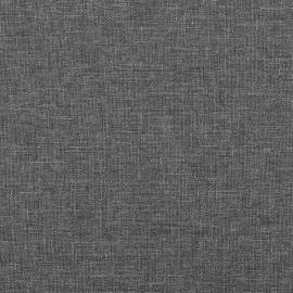 Pat box spring cu saltea, gri închis, 100x200 cm, textil, 9 image