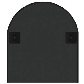 Oglindă de perete, negru, 100x45 cm, ovală, 5 image