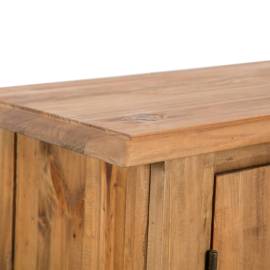 Dulap de chiuvetă baie, lemn masiv de pin reciclat 70x32x63 cm, 8 image