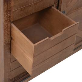 Dulap de depozitare, lemn masiv de brad 64 x 33,5 x 75 cm, maro, 10 image