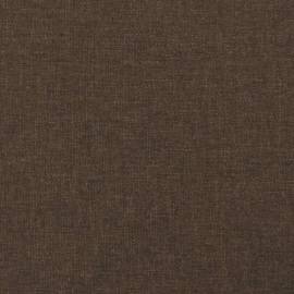 Pat box spring cu saltea, maro închis, 80x200 cm, textil, 9 image