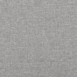 Pat box spring cu saltea, gri deschis, 80x200 cm, textil, 9 image