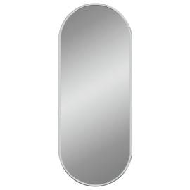 Oglindă de perete, argintiu, 50x20 cm, ovală, 2 image