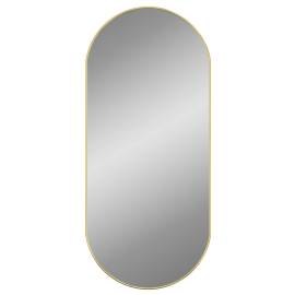 Oglindă de perete, auriu, 100x45 cm, ovală, 2 image
