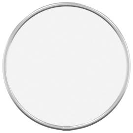 Oglindă de perete rotundă, argintiu, Ø 20 cm, 2 image