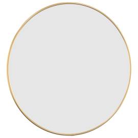 Oglindă de perete rotundă, auriu, Ø 50 cm, 3 image