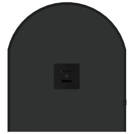 Oglindă de perete, negru, 70x30 cm, ovală, 5 image