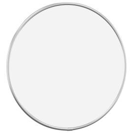 Oglindă de perete rotundă, argintiu, Ø 30 cm, 3 image