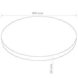 Blat de masă din mdf, rotund, 400 x 18 mm, 6 image