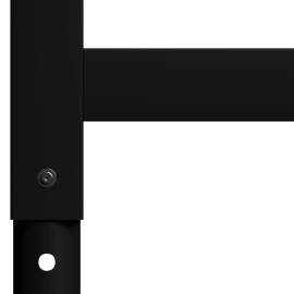 Cadre banc lucru reglabile 2 buc. negru 55x(69-95,5) cm metal, 8 image