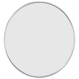 Oglindă de perete rotundă, argintiu, Ø 40 cm, 3 image