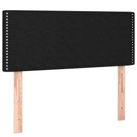 Pat box spring cu saltea, negru, 90x190 cm, textil, 6 image