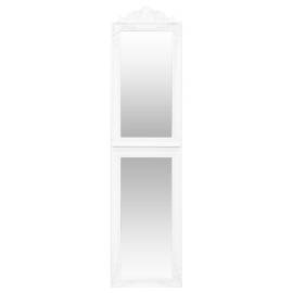 Oglindă de sine stătătoare, alb, 40x160 cm, 3 image