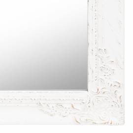 Oglindă de sine stătătoare, alb, 45x180 cm, 6 image