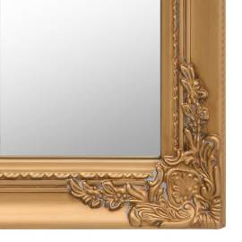 Oglindă de sine stătătoare, auriu, 40x160 cm, 6 image