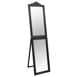 Oglindă de sine stătătoare, negru, 40x160 cm, 2 image