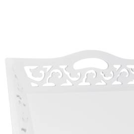 Masă laterală cu tavă, alb, 4 image
