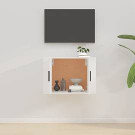 Dulap tv cu montaj pe perete, alb, 57x34,5x40 cm, 3 image