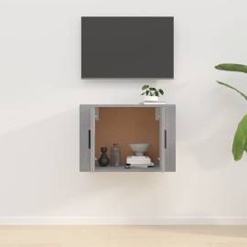 Dulap tv montat pe perete, gri sonoma, 57x34,5x40 cm, 3 image