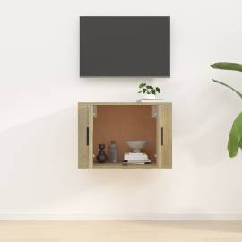 Dulap tv montat pe perete, stejar sonoma, 57x34,5x40 cm, 3 image
