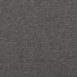 Pat box spring cu saltea, gri închis, 90x190 cm, textil, 9 image